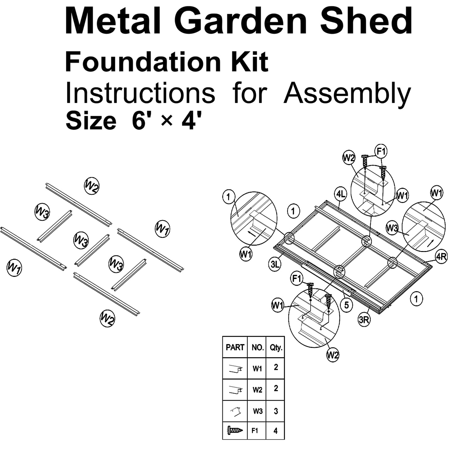 Patio 6 ft. W x4 ft. D Bike Shed Garden Shed, Metal Storage Shed with Lockable Door and with Vents, Brown(24 sq. ft.)